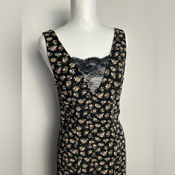 H&M Black and White Sleeveless Maxi Sundress size 6 - Picture 2 of 10